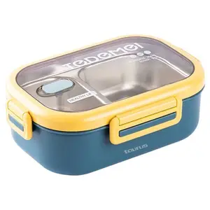 LUNCH BOX INOX PLASTIC 850ML