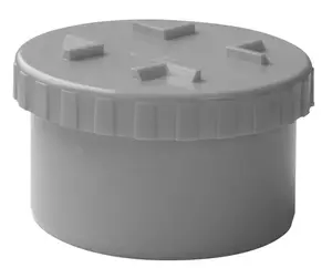 BOUCHON PVC FILETE D125