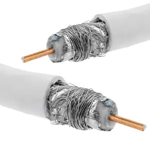 CABLE COAXIAL RG 6U CUIVRE BLANC 100M