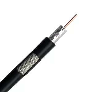 CABLE COAXIAL RG 6U CUIVRE NOIR 100M