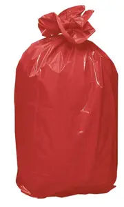 SAC POUBELLE ROUGE DE 50L 50 SACS