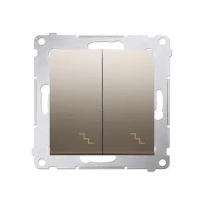 Double va et vient 10AX connexion à vis avec griffes Cava Simon 54