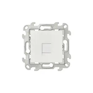 Prise RJ45 Cat 6 UTP connexion à vis blanc Simon 24 Harmonie