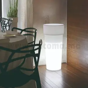POT DUO POUR INTERIEUR ET EXTERIEUR AVEC BAC INTÉGRÉ LIGHT 38cm