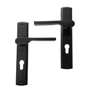 CASA PLATE HANDLE BLACK (NOIR) CYLINDRE
