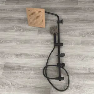 Colonne de douche carre atlas PHANTOM bronze