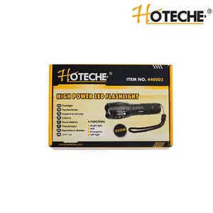 440002 LAMPE TORCH RECHARGEABLE LED ZOOM HOTECHE