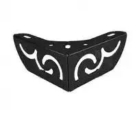 PIED CANAPE COIN NOIR
