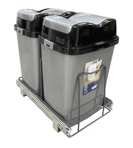 Porte double poubelle HUZUR 32L