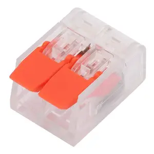 Compact spiling push wire connector HONEST pct-412 (400v 32a 2 position) kl03002