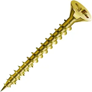 Vis HONEST 4.0x30mm 200pcs jaune zinic doree kz10010