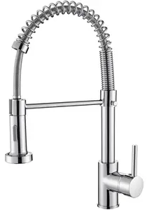Mitigeur de cuisine ressort chrome ZUCCHETTI nf