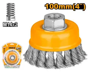 Brosse à cupule en fil INGCO WB21001