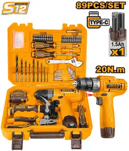 Ensemble d'outils de 89 pièces INGCO hkthp10891