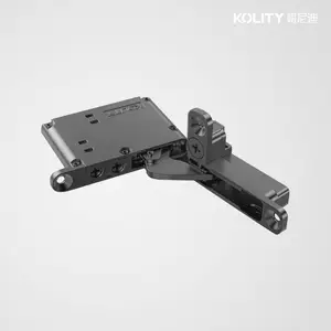 Charnière pneumatique légère t2 KOLITY, charge 25 kg, nickel noir, avec vis1 paire/sachet plastique, 50 paires/carton