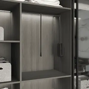 Porte manteau et veste dressing lift for wardrobe 15g anthracite Starrax m35 1100 002