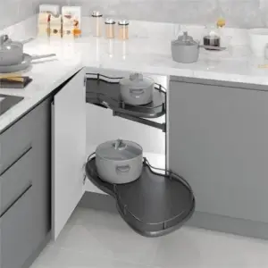 Coin mort plateaux poir 45cm Starrax droit fond gris