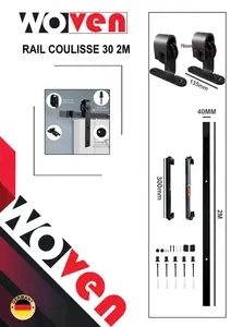 Raille coulisse 30 2m