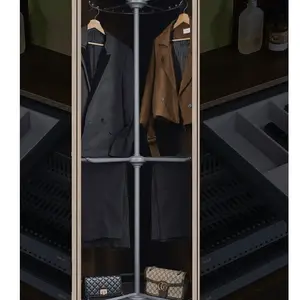 Coin corner de dressing sac chaussures vestes et pantalon 800*1830-2085 75*27*69 cm wn041a