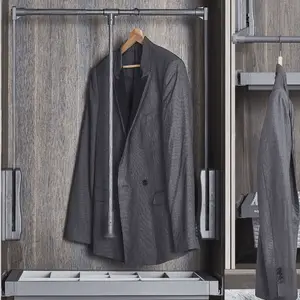 Porte veste cintre 600-830 cm h035b