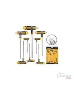 Set 8 pièces de clés avec poignée en T 5407020014