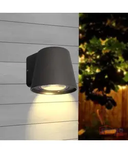 Applique luminaire murale Bilbao, noire 1880850141