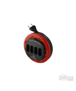 Enrouleur domestique (4*2p;5m), avec protection 1601050004