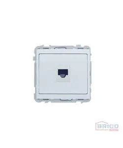 Mécanisme prise info (RJ45;CAT6) blanc, JADE 1301130135