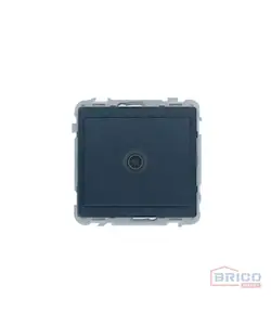 Mécanisme prise TV anthracite, JADE 1301130091