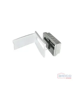 Coffret (14 modules) + Disjoncteur encastré porte opaque 1401030034