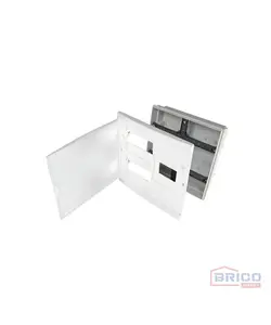 Coffret (27 modules) + Disjoncteur encastré porte opaque 1401030044