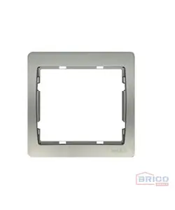 Plaque simple Gris argent, JADE 1301130461