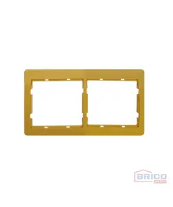 Plaque double Moutarde, JADE 1301130485
