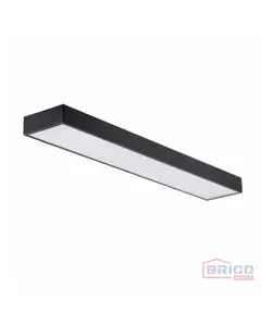 Réglette industrielle SLIM LED grise (18W)