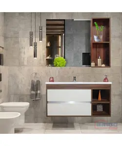 Meuble Helsinki 80*46 noyer blanc 2404010021