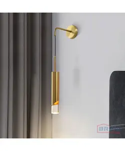 Applique luminaire Priska dorée 1880840255
