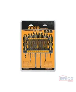 Set de 18 tournevis et tournevis de précision 5407020611
