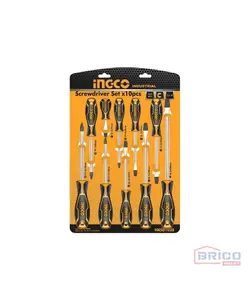 Set de 10 tournevis 5407020607