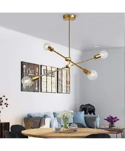 Suspension luminaire LANA Dorée E27*4 1880845334