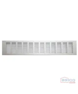 Grille d'aération en aluminium chromé