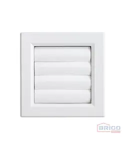 Grille de ventilation en plastique avec volet, (190*190 mm) 2180220908