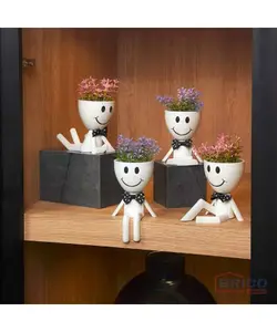 Fleurs artificielles en pot avec jambes 7880127556