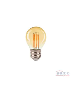 Lampe filament (G45; LED; 4W; E14; 2700K; dorée) 1880810746