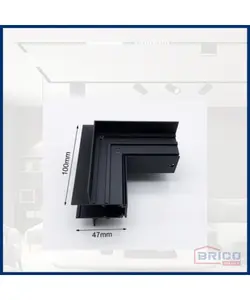 Connecteur angle 90° apparent pour rail magnétique 1880839114