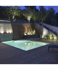 Projecteur piscine 18W LED RGB oval 1880851228