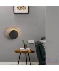 Applique luminaire ECLIPSE Noire/ Dorée G9X1 1880845511