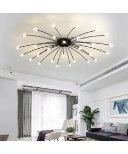 Suspension luminaire Roll noire