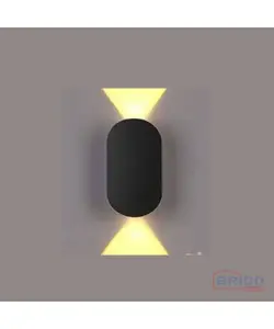 Applique luminaire murale Led Ovalo 2*1 W, IP54