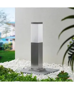 Borne Led castilla Inox 45CM + Lampe Led A60 1880850168