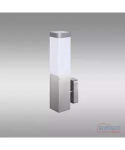 Applique luminaire murale Led Castilla Inox + Lampe Led A60 1880850166